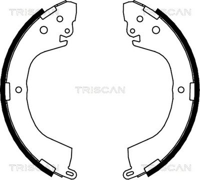 TRISCAN 8100 42605 Тормозные колодки барабанные  для MITSUBISHI DELICA (Митсубиши Делика)