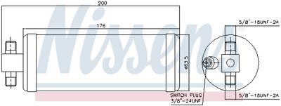 Torkare,m klimatanläggning NISSENS 95977