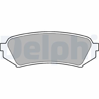 Brake Pad Set, disc brake LP1438