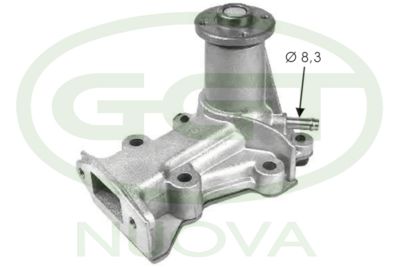 Водяной насос, охлаждение двигателя GGT PA11035 для DAIHATSU CHARADE