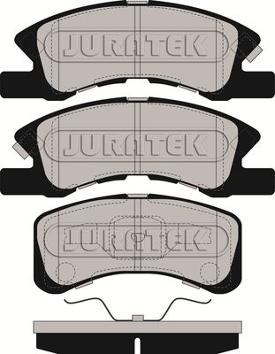Комплект тормозных колодок, дисковый тормоз JURATEK JCP1988 для MITSUBISHI MIRAGE