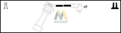 Комплект проводов зажигания MOTAQUIP LDRL1621 для MITSUBISHI GTO