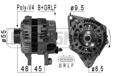 Генератор WILMINK GROUP WG2012466 для SMART FORTWO