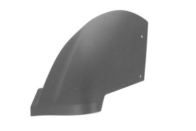 Bumper valance Voor Rechts (CITY LOOK, zwart) past: FIAT 500X 09.14-12.17