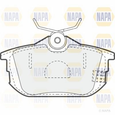 Brake Pad Set NAPA PBP7649