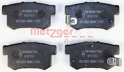 Brake Pad Set, disc brake 1170337