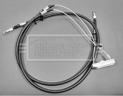 Тросик, cтояночный тормоз BORG & BECK BKB1544 для OPEL ASTRA