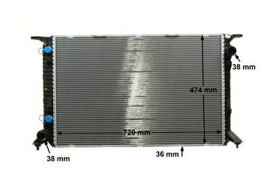 Vorschau Kühler, Motorkühlung Ansicht 10