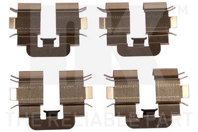 Комплектующие, колодки дискового тормоза NK 7922277 для NISSAN MICRA