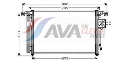 KONDENSATOR KLIMAANLAGE AVA Clever Choice HY5176D