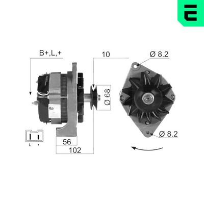 Alternador ERA 210009A, foto 1
