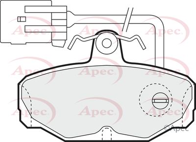 Brake Pad Set APEC PAD775