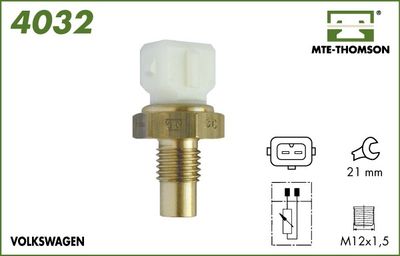 Датчик, температура охлаждающей жидкости MTE-THOMSON 4032 для VW KAEFER