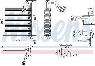NISSENS Verdamper, airconditioning (92336)
