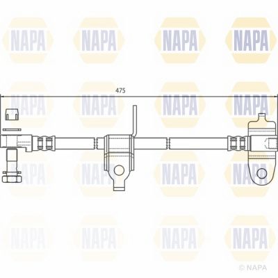 Brake Hose NAPA NBH1117