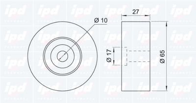 ROLA INTINZATOR CUREA TRANSMISIE IPD 150181 1
