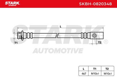 спирачен маркуч STARK SKBH-0820348