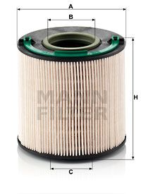 Топливный фильтр MANN-FILTER PU 1040 x для VW TOUAREG
