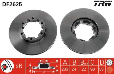 Brake Disc DF2625