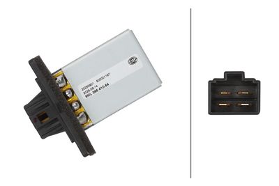 съпротивление, вентилатор за вътрешно пространство HELLA 9ML 366 410-641