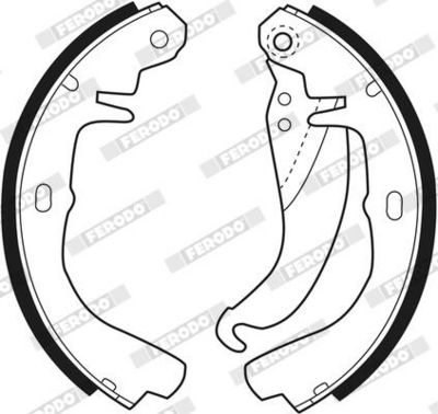 SET SABOTI FRANA FERODO FSB158 2