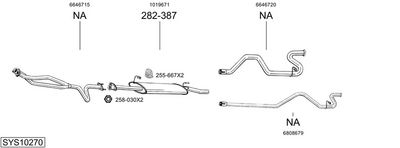 SISTEM DE ESAPAMENT BOSAL SYS10270