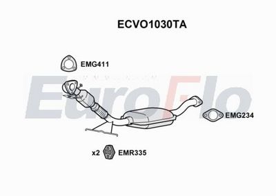 Katalizator EUROFLO 8603342