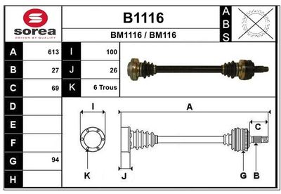 PLANETARA SNRA B1116