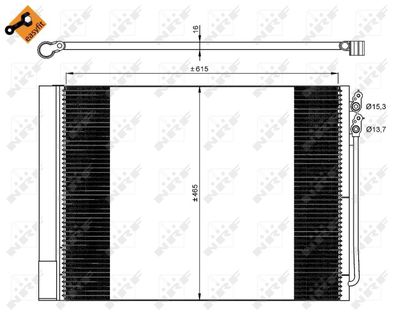 CONDENSATOR CLIMATIZARE NRF 350033 3