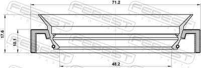 SIMERING AX CARDANIC FEBEST 95HAY50711017R 1