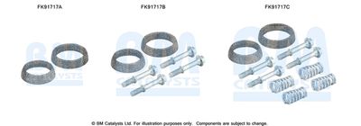 Монтажный комплект, катализатор BM CATALYSTS FK91717 для NISSAN NOTE