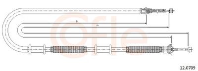 CABLU FRANA DE PARCARE