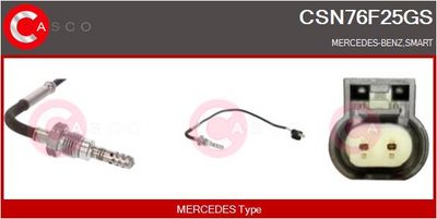 SENZOR TEMPERATURA GAZE EVACUARE