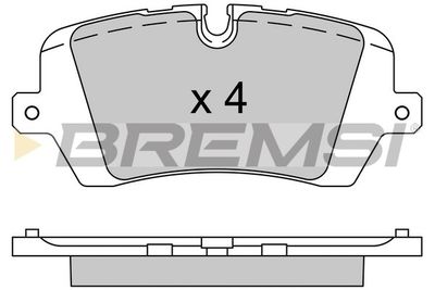Комплект тормозных колодок, дисковый тормоз BREMSI BP3533 для MERCEDES-BENZ PULLMANN