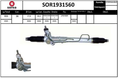 Рулевой механизм EAI SOR1931560 для VW TARO