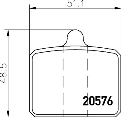 Комплект тормозных колодок, дисковый тормоз TEXTAR 2057601 для SKODA RAPID