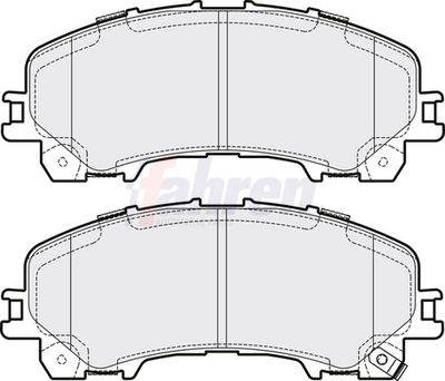 Fahren Brake Pad Set, disc brake FBP3840