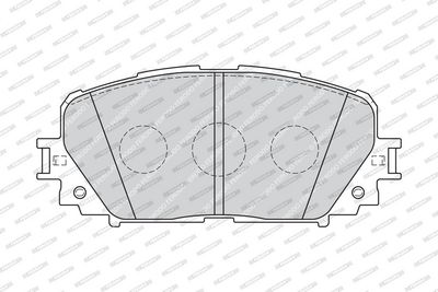 Remblokken set Voor , past: GREAT WALL VOLEEX C20R  TOYOTA RACTIS, VERSO S, YARIS 1.0-1.8 08.05-