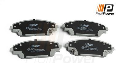 stabdžių trinkelių rinkinys, diskinis stabdys 1B1229 ProfiPower