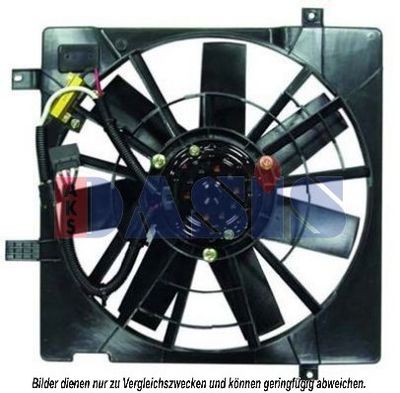 AKS-DASIS 198006N Вентилятор системи охолодження двигуна для SAAB (Сааб)