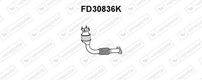 VENEPORTE FD30836K Катализатор  для FORD MONDEO II седан (BFP) 1.8 TD