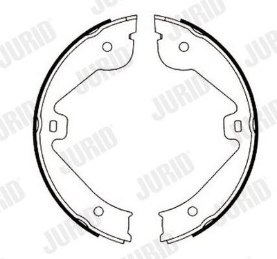 BREMSBACKENSATZ FESTSTELLBREMSE JURID 362440J