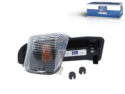 Controlelampje, zijkant Links (kleur van het glas: transparant, PY21W, met lampvoet) past: IVECO STRALIS II 09.12-