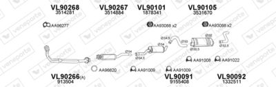 ABGASANLAGE VENEPORTE 900120