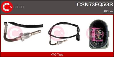 SENZOR TEMPERATURA GAZE EVACUARE