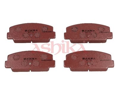 комплект спирачно феродо, дискови спирачки ASHIKA 50-07-702