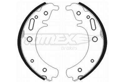 Комплект тормозных колодок TOMEX Brakes TX 20-12 для TRABANT P