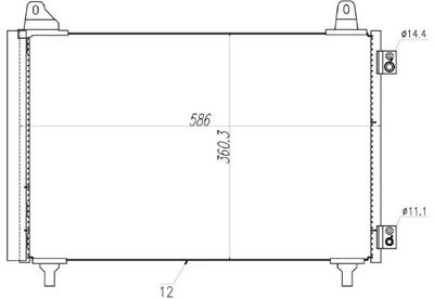 KONDENSATOR KLIMAANLAGE