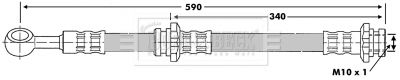 Brake Hose Borg & Beck BBH6881