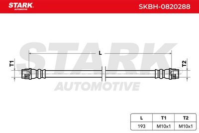 спирачен маркуч STARK SKBH-0820288
